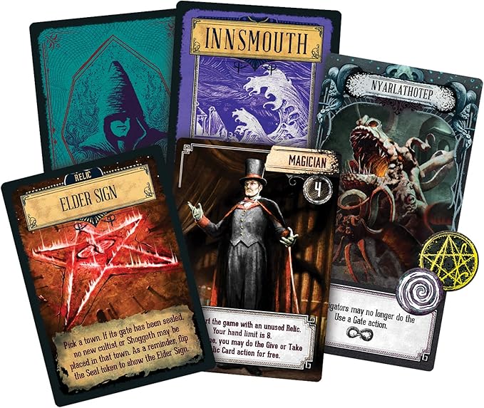 Pandemic Reign of Cthulhu Board Game for Adults and Family | Cooperative | Ages 14+ | 2 to 4 players | Average Playtime 40 minutes | Made by Z-Man Games