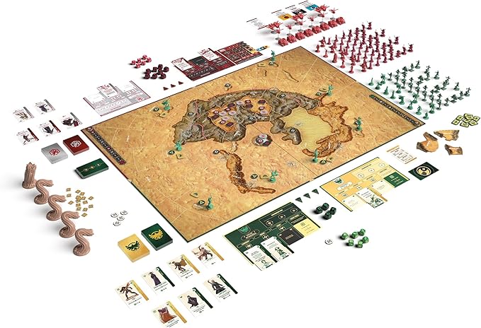 Dune: War for Arrakis Board Game CORE Box - Tabletop Miniatures Strategy Game with Asymmetric Gameplay for Kids and Adults, Ages 14+, 1-4 Players, 120 Minute Playtime, Made by CMON