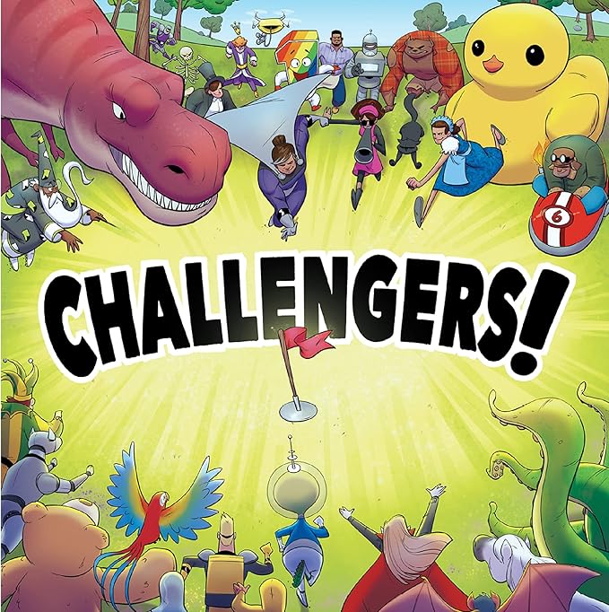 Challengers Card Game | Strategy/Interactive Deck Management Game | Fun Family Game for Adults and Kids | Ages 10+ | 1-8 Players | Average Playtime 45 Minutes | Made by Z-Man Games