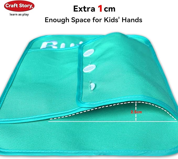 Craftstory Toddlers Montessori Busy-Board for 3 4 5 Year Basic-Life-Skills Shoe-Tying Practice for Kids, Buckle Zip String Toys Fine-Motor Skill Toys Teacher Resoures Preschool Classroom, Medium