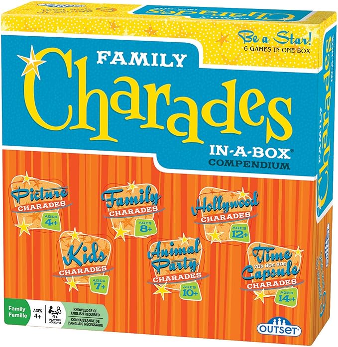 Outset Media Family Charades in-A-Box Compendium