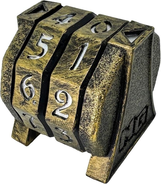 Nerd Gear Commander Essentials Kit - Ultimate Accessory for MTG Commander EDH - MTG Command Zone Tray - Health Counter - Spin Down Dice - Dry Erase Tokens (Ancient Bronze)