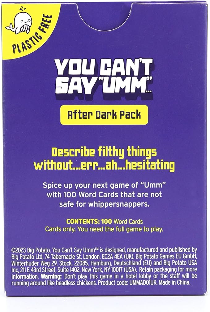 Big Potato You Can't Say UMM After Dark Pack - Adult Content Expansion Pack for Those with a Rude Sense of Humour