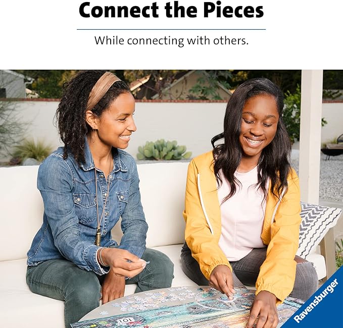 Ravensburger The Lord of The Rings: The Two Towers | Unique 2000 Piece Jigsaw Puzzle for Adults | Stimulating Brain Game | Perfect Interlocking Fit - 17294 | Softclick Technology for Seamless Puzzling