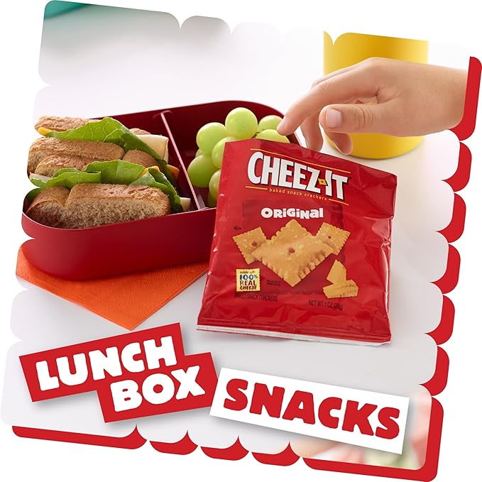 Cheez-It and Pringles Variety Pack, Lunch Snacks, Kids Snacks, Original Flavors (24 Packs)
