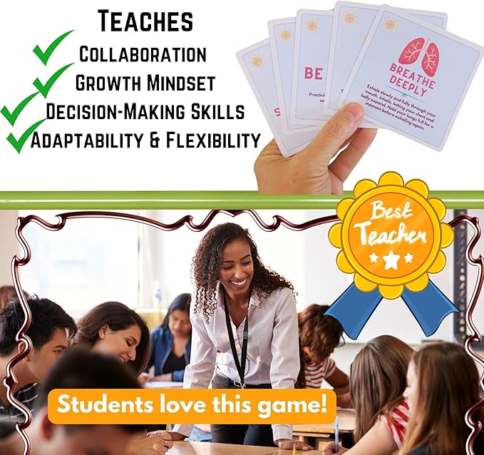EnCompass Card Game โ Build Problem-Solving Skills to Handle Lifeโs Challenges| Empower Emerging Adults to Overcome Peer Pressure, Anxiety & Real-Life Obstacles | SEL Classroom Activity