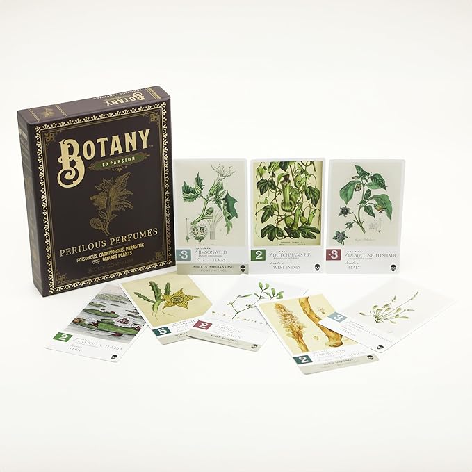 Botany: Perilous Perfumes Expansion | Family Strategy Game for Young Botanists and Adults | Ages 8+ | for 1-5 Players | Average Playtime 45-90 mins | Perfect for Family Game Night