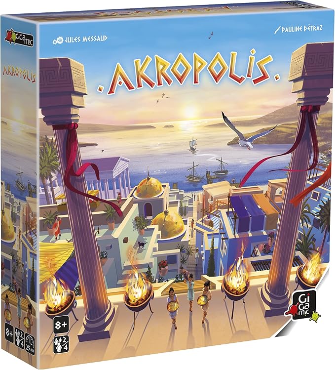 Akropolis | Strategy Game for Teens and Adults | Ages 8+ | 2 to 4 Players | 30 Minutes