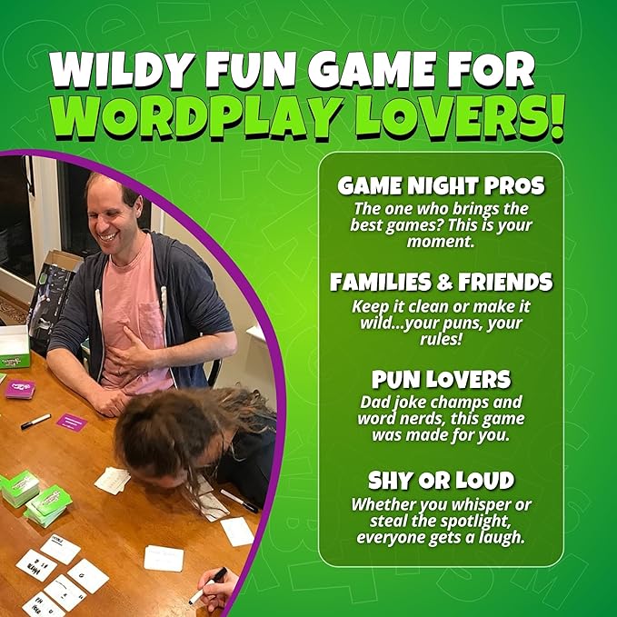 Puns of Anarchy - The Outrageous Pun-Making Game - No Bands, Movies, or Famous Things are Safe from Becoming Hilarious Wordplay Game for Creative People