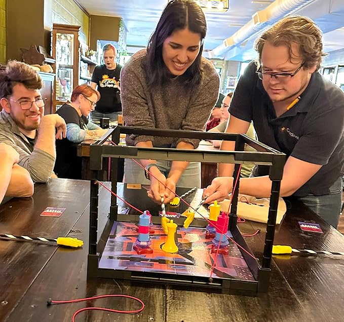 Tiny Laser Heist - A Hilariously Awkward 3D Heist Game, Base + Expansion Pack, 3+ Players, Every Round is a Mini Escape Room