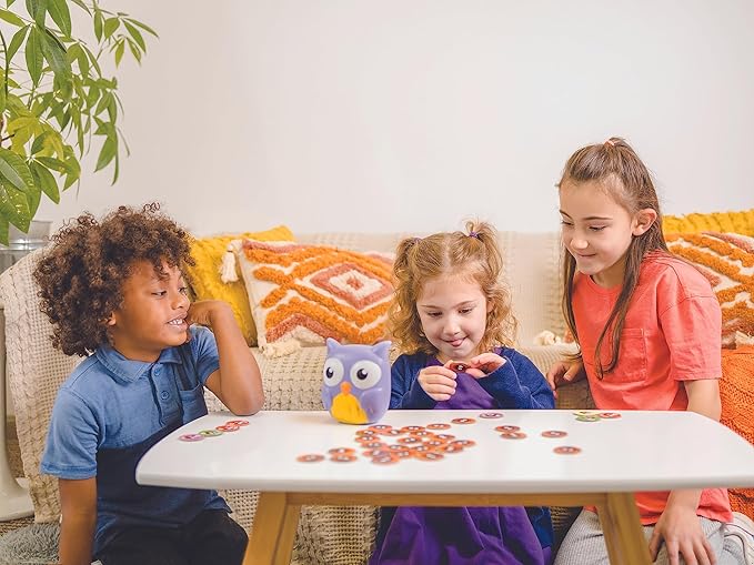 Electronic Toy Game, Interactive Educational Memory Matching Game, for Preschool, Kids, Family Game Nights and Play Dates, 2 to 4 Players, Ages 4+, Hoot or Toot by Blue Orange Games