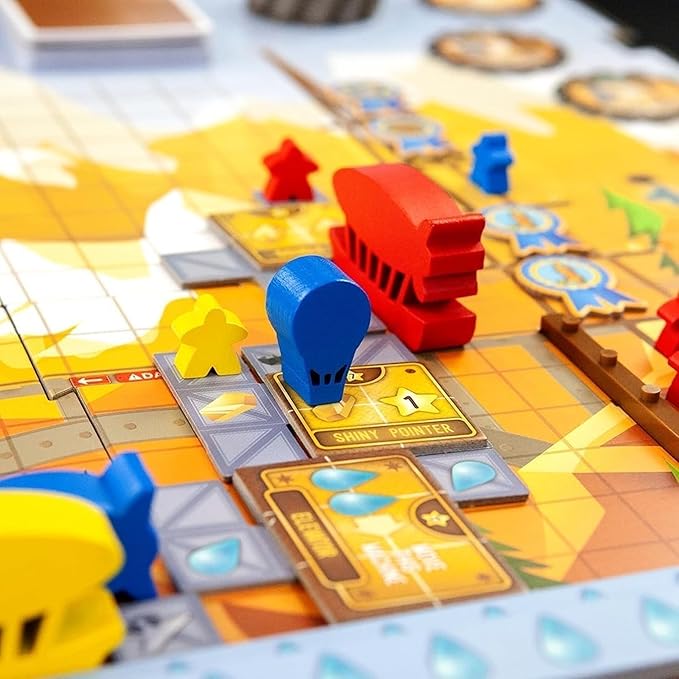 Whistle Mountain, Strategic Board Game, Tile Laying, Worker Placement Game Fun Game for Adults