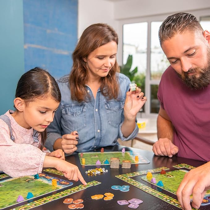 HABA Karuba - Jungle Adventure Tile Placement Family Puzzle Game - Exciting Family Games & Kids Board Games Ages 8-12 (Made in Germany)