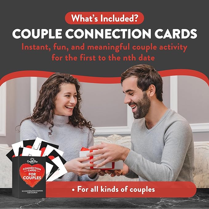Conversation Cards Set for Kids & Adults - 202 Family Conversation Starters for Deeper Connection for Couples & Children - Engaging & Fun Connection Cards for Ages 3-103 - Help Improve Family Bonding
