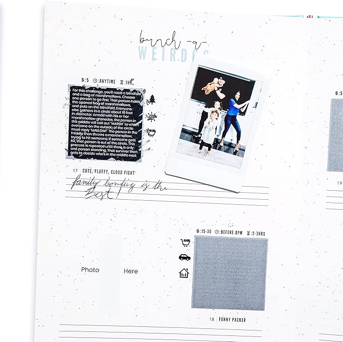 Family Edition – 50 Screen-Free Scratch-Off Activities for Kids & Adults | Fun Family Game & Gift | Blended Family Bonding & Adventure Book