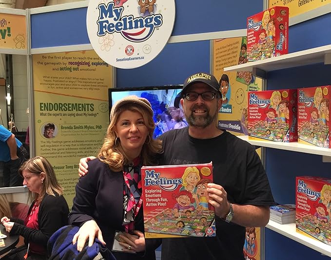 My Feelings, a Fun Game to Help Kids Express Emotions, Improve Social Skills and self Regulation. Endorsed by Dr Temple Grandin, Dr Tony Attwood and Other Renown clinicians and Educators.