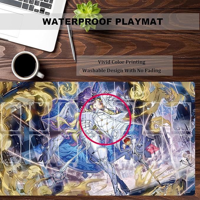 ygo playmat Gaming Competition Pad Mat Card Binder Deck 23.6x13.7in