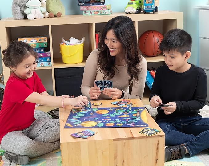 Jumping High Fives Little Astronauts Board Game - An Exciting Space Adventure For Kids Ages 4 And Up - Learn Skills While Flying Around The Solar System In A Rocket Ship, Perfect For Family Game Night