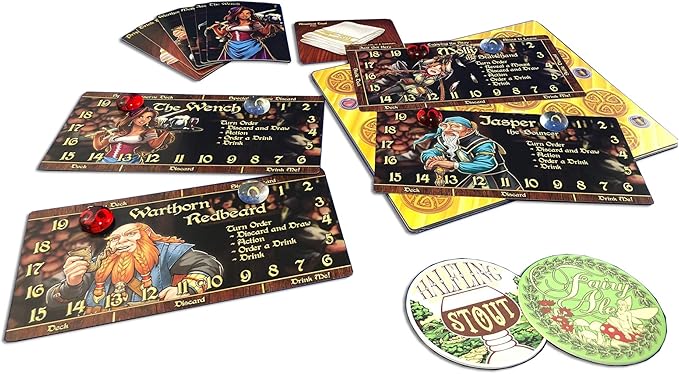 The Red Dragon Inn 7: The Tavern Crew Strategy Boxed Board Game Ages 13 & Up