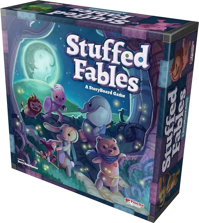 Stuffed Fables Board Game | Storybook Adventure,Strategy Game | Fun Family Game for Adults and Kids | Ages 7+ | 2-4 Players | Average Playtime 60-90 Minutes | Made by Plaid Hat Games