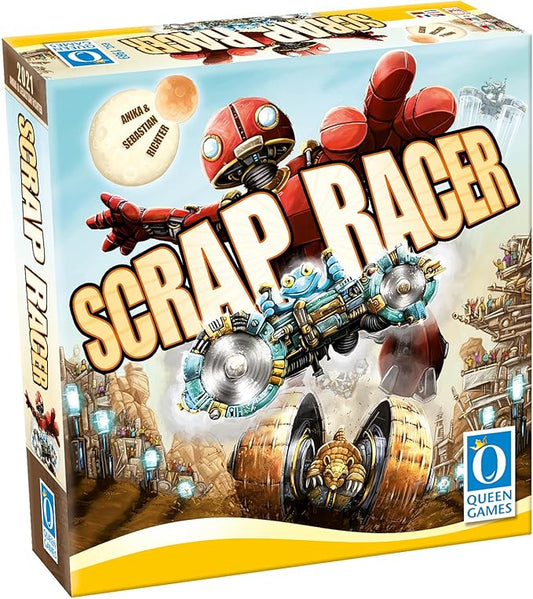 Queen Games Scrap Racer Strategy Dice Game for Families, Adults, Kids Ages 8+, 2-6 Players