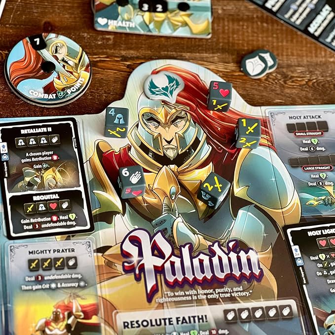Two Hero Box - Monk v Paladin - Fast Playing Collectible Tabletop Game