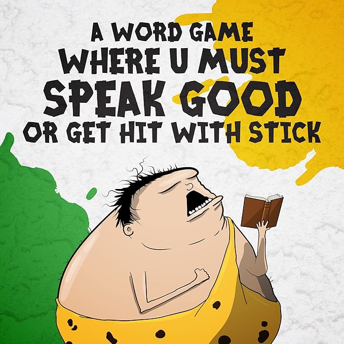 Exploding Kittens Presents Poetry for Neanderthals Expansion Pack - 500 Double Sided Cards - More Cards with 2000 New Words - Word Guessing Card Games for Family Game Night - Ages 7 and Up