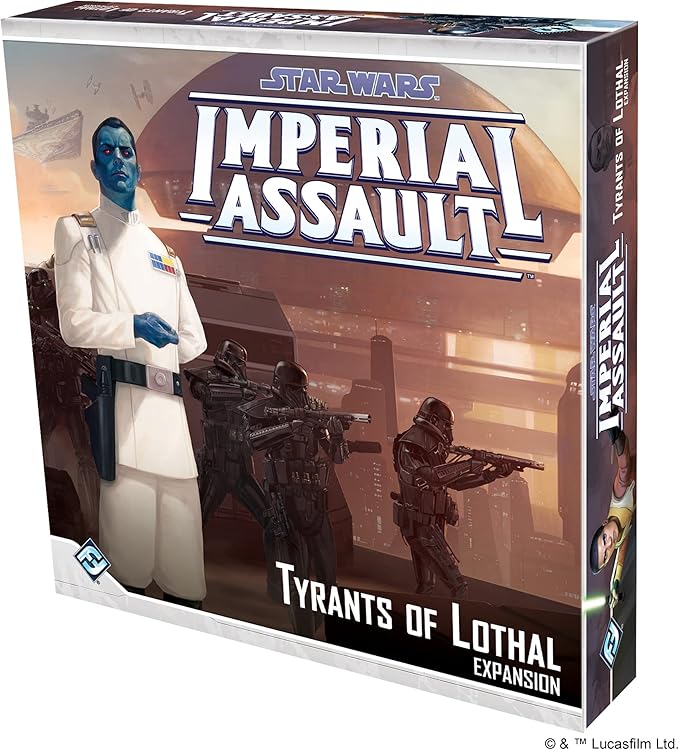 Star Wars Imperial Assault Board Game Tyrants of Lothal EXPANSION - Epic Sci-Fi Miniatures Strategy Game for Kids and Adults, Ages 14+, 1-5 Players, 1-2 Hour Playtime, Made by Fantasy Flight Games