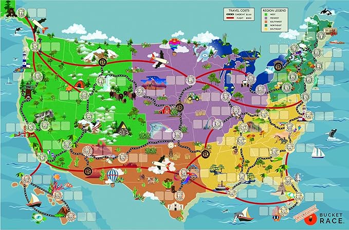 | New Strategy and Adventure Board Game for Families and Friends | 3-5 Players | Ages 10+ | 45-60 Minutes Playtime | Great for Competitive Board Gamers