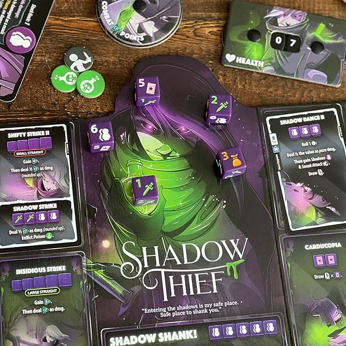 Two Hero Box - Pyromancer v Shadow Thief - Fast Playing Collectible Tabletop Game