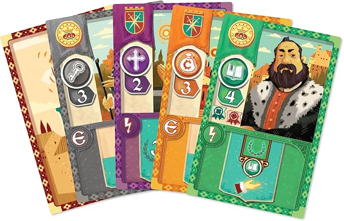 Coimbra Board Game - Renaissance Strategy Game with Innovative Dice Mechanism for Kids & Adults, Ages 14+, 2-4 Players, 60-90 Minute Playtime, Made by Eggertspiele
