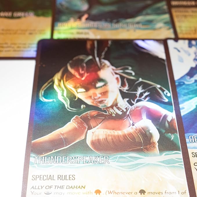 Greater Than Games | Spirit Island: Base Game - Foil Panels | Cooperative Strategy Board Game Accessory | Premium Component Upgrade