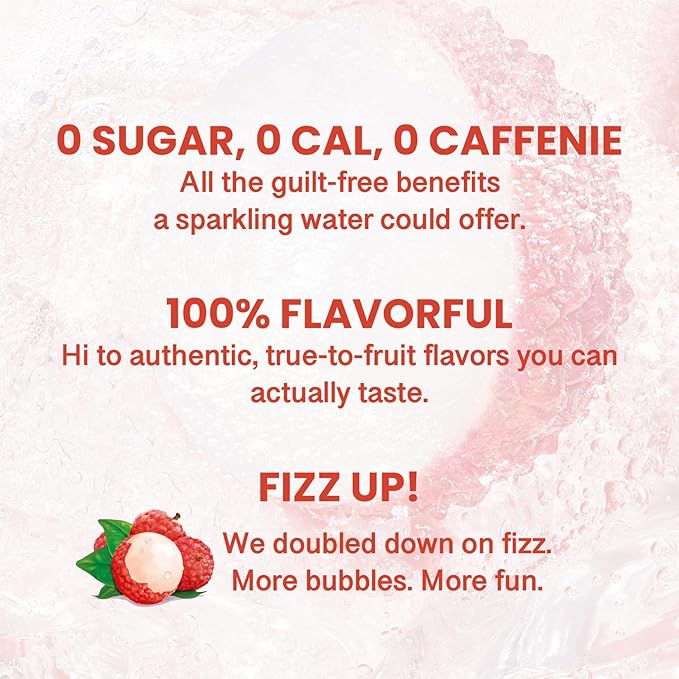 CHI FOREST Lychee Fizzy Sparkling Water (11.16 fl oz* 24)