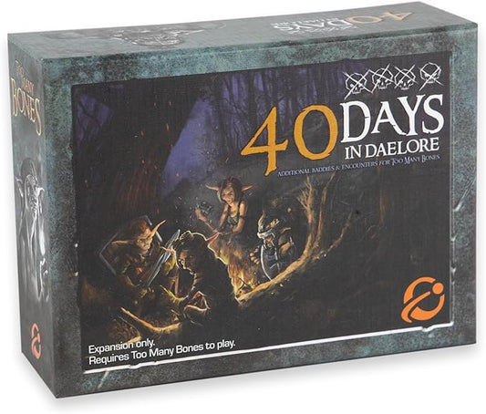 Chip Theory Games Too Many Bones: 40 Days in Daelore Dice-Builder Roleplaying Game Expansion Strategic Fantasy RPG Game Accessories for Ages 14 and Up, 1-4 Players