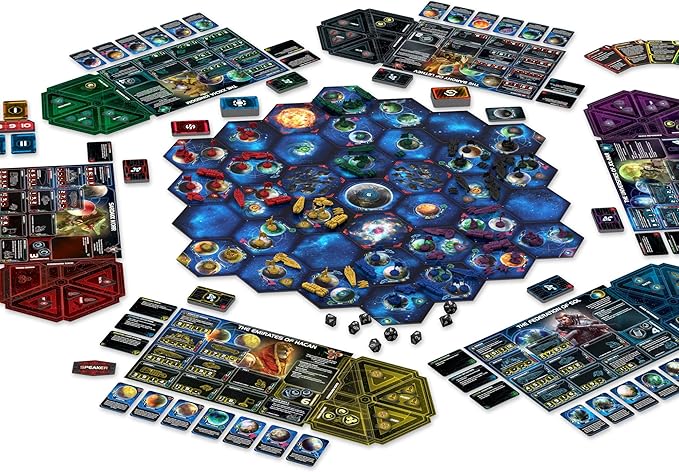 Twilight Imperium: 4th Edition Board Game - Epic Galactic Conquest! Sci-Fi Strategy Game, Adventure Game for Kids & Adults, Ages 14+, 3-6 Players, 4-8 Hour Playtime, Made by Fantasy Flight Games