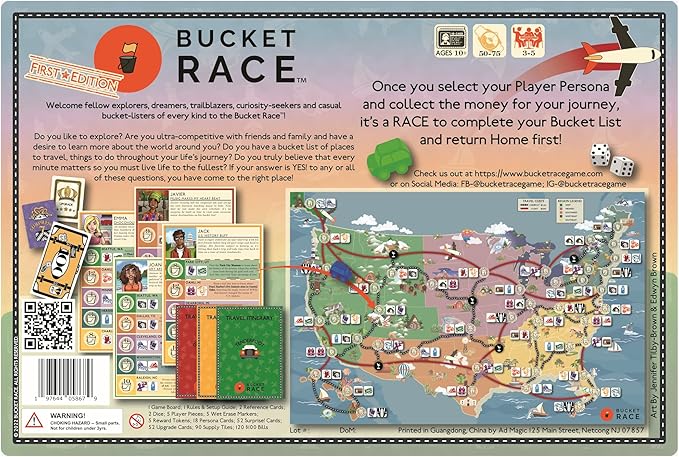 | New Strategy and Adventure Board Game for Families and Friends | 3-5 Players | Ages 10+ | 45-60 Minutes Playtime | Great for Competitive Board Gamers