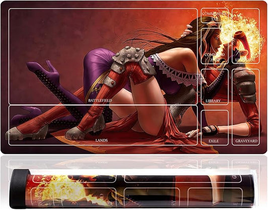 MTG Playmat Table Mats Size 60X35 cm Mousepad Compatible for MTG RPG CCG Trading Card Game Play mats Original Play Mat Art Designs & Accessories (15)