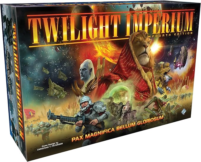 Twilight Imperium: 4th Edition Board Game - Epic Galactic Conquest! Sci-Fi Strategy Game, Adventure Game for Kids & Adults, Ages 14+, 3-6 Players, 4-8 Hour Playtime, Made by Fantasy Flight Games