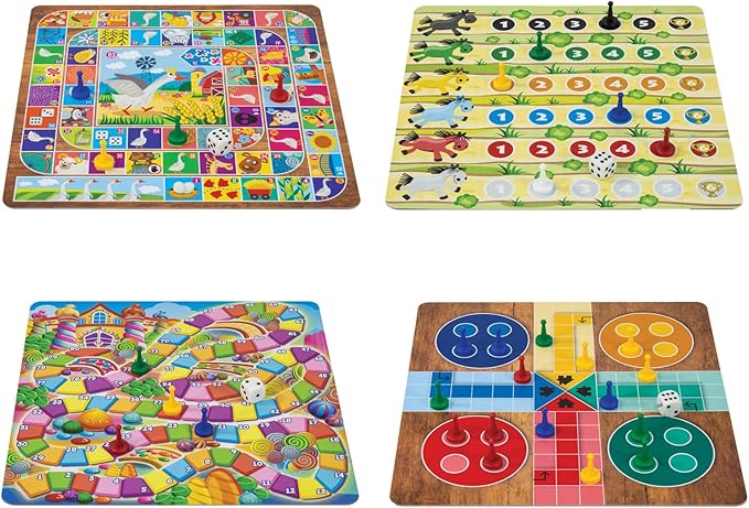 365 Games - Traditional Strategy Board & Card Games, Tin Storage Container, Game for Each Day of Year, Family, Ages 6+, 1-8 Players