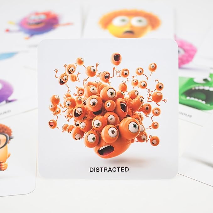 Emotional Intelligence Card Deck – Master Your Emotions with 156 Emotion Cards and 37 Micro-Mindfulness Technique Cards to Enhance Resilience and Thrive