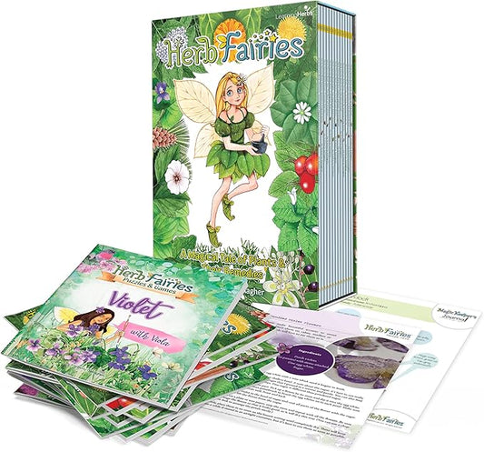 Herb Fairies: 13-Book Box Set & Digital Learning System - Explore Plants & Healing Herbs Through Engaging & Educational Stories - Includes Audiobooks, Printables, Recipes, Crafts, Puzzles & Games