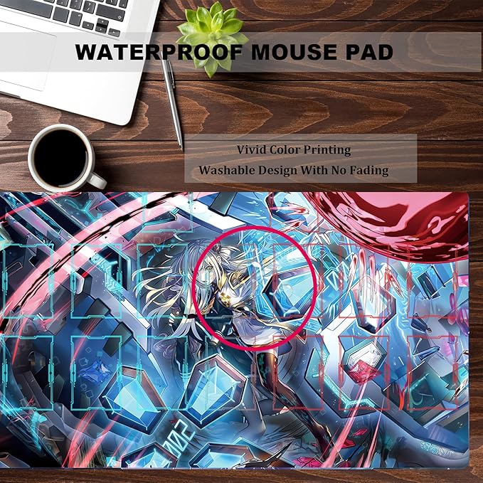 ygo playmat Gaming Competition Pad Mat Card Binder Deck 23.6x13.7in