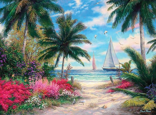 Buffalo Games - Chuck Pinson - Sea Breeze Trail - 1000 Piece Jigsaw Puzzle for Adults - Challenging Puzzle Perfect for Game Nights - Finished Size is 26.75 x 19.75