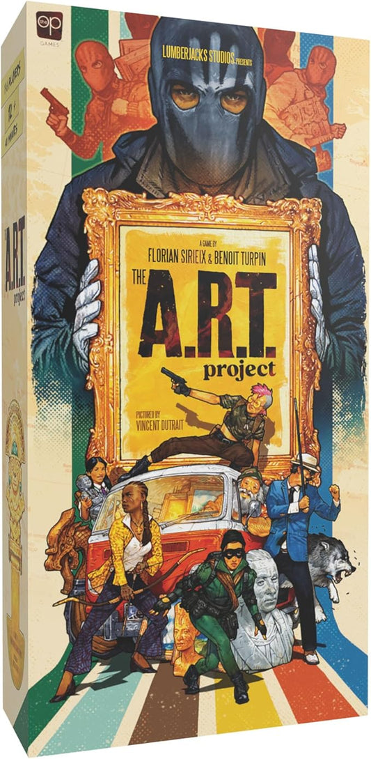The A.R.T. Project | Cooperative Strategy Board Game | Card Drafting, Zone of Control Game | Coop and Solo Play for Adults and Teens | Ages 12+ | 1-6 Players | 45 Minute Play Time