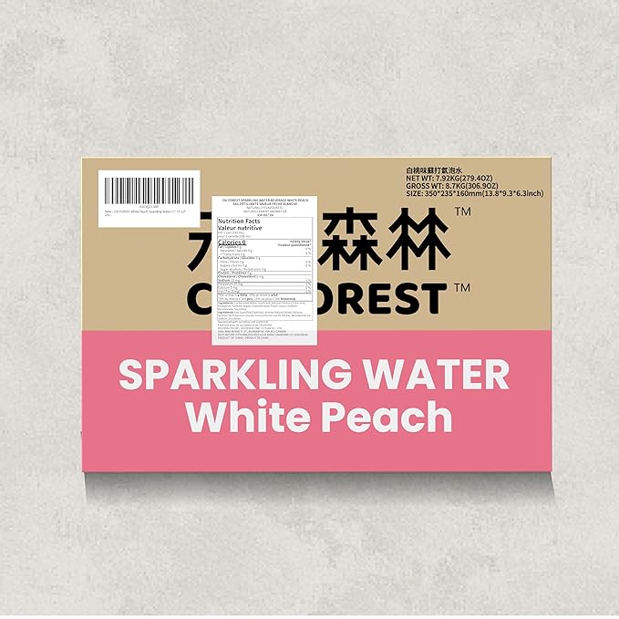 CHI FOREST White Peach Sparkling Water (11.16 oz* 24)