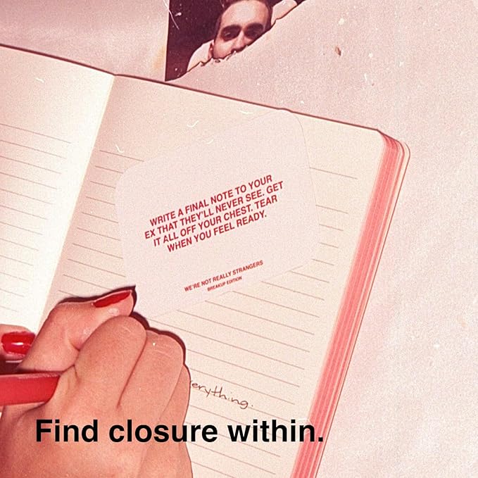 WE'RE NOT REALLY STRANGERS Breakup Edition Expansion - 51 Introspective Conversation Cards - A Journey of Healing and Empowerment for Singles, Adults, & Teens - for Game Nights, Ages 18+,1-2 Players