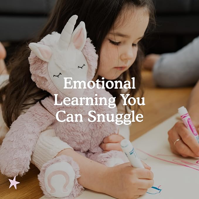 Slumberkins 14" Unicorn Kin & 2 Board Books Complete Set Bundle | Promotes Authenticity, Confidence & Healthy Friendships | Social Emotional Tools for Ages 0+ (Unicorn Kin Plush + 2 Board Books)