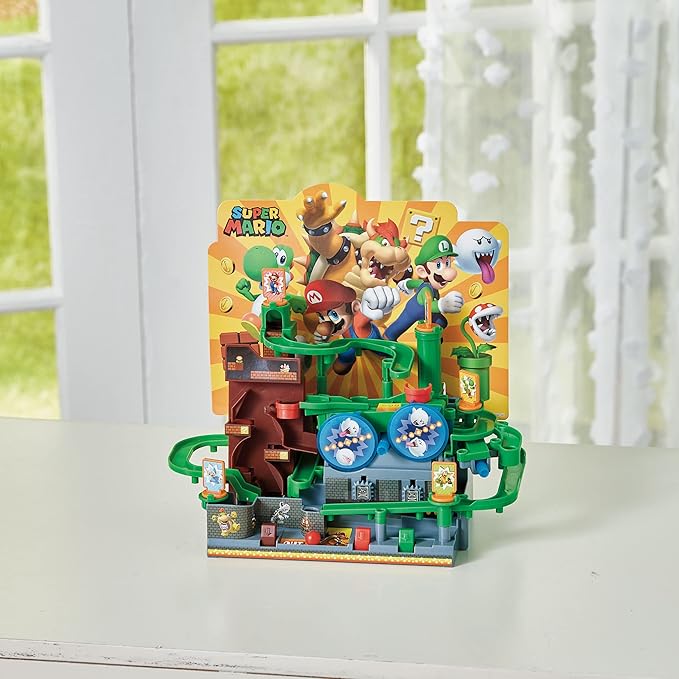 EPOCH Super Mario Adventure Game DX - Tabletop Skill and Action Game with Collectible Action Figures