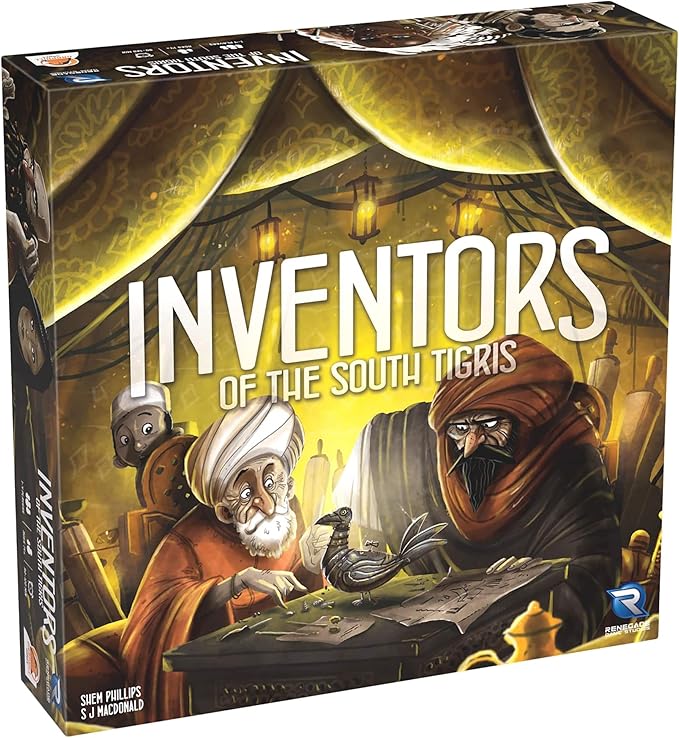 Renegade Game Studios: Inventors of The South Tigris - Stand-Alone Strategy Game in The South Tigris Trilogy, Garphill Games, Ages 14+, 1 -4 Players, Clever dice mechanisms