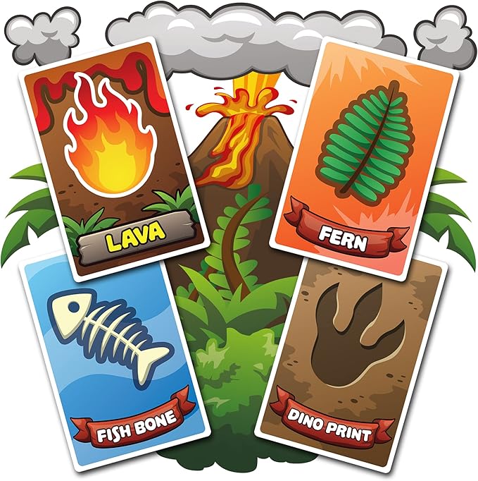 Jumping High Fives Baby Dinosaur Rescue Board Game - Cooperative Dinosaur Game for Kids Ages 4 and Up - Help The Dinos Race to The Island, Easy to Learn and Great for Family Fun Time